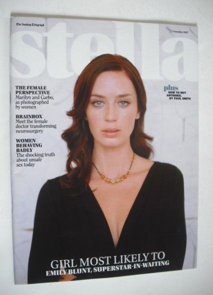 Stella magazine - Emily Blunt cover (11 November 2007)
