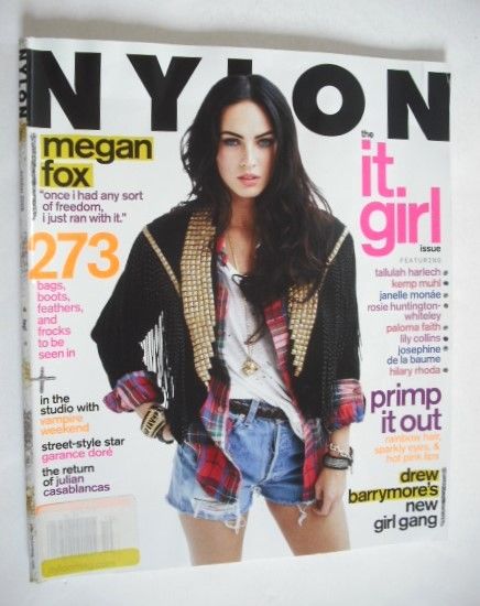 Nylon magazine - October 2009 - Megan Fox cover