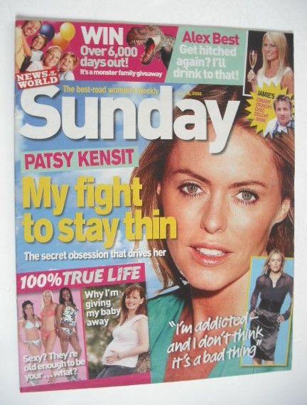 Sunday magazine - 16 July 2006 - Patsy Kensit cover