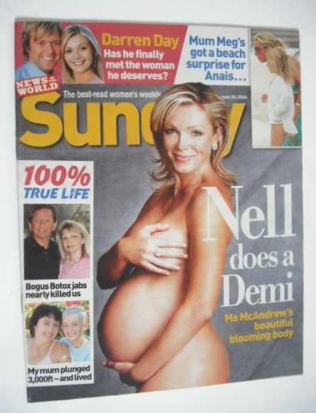 Sunday magazine - 20 August 2006 - Nell McAndrew cover