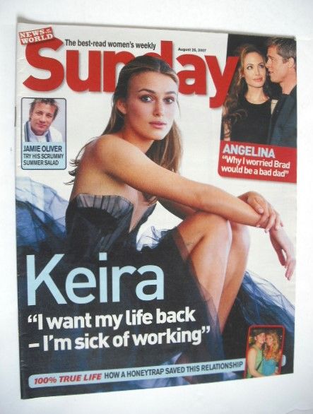 Sunday magazine - 26 August 2007 - Keira Knightley cover