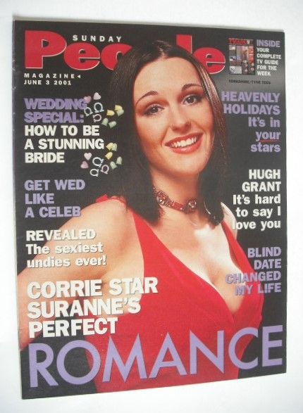 Sunday People magazine - 3 June 2001 - Suranne Jones cover