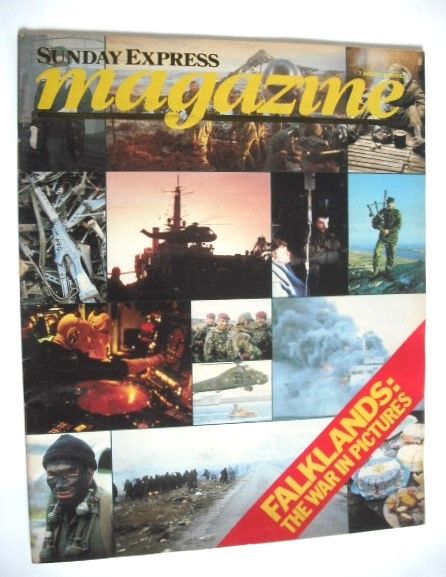 Sunday Express magazine - 7 November 1982 - Falklands War cover