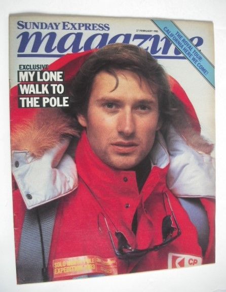 Sunday Express magazine - 27 February 1983 - David Hempleman-Adams cover