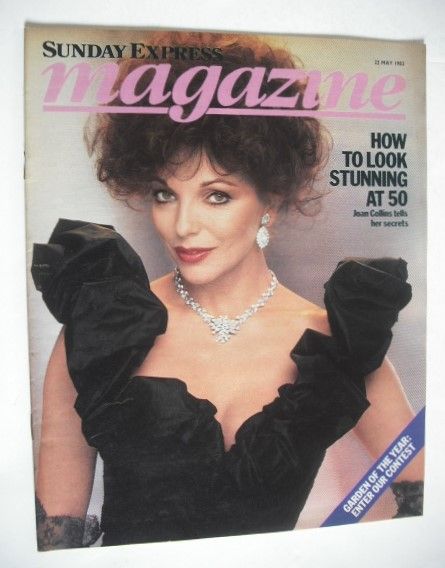 Sunday Express magazine - 22 May 1983 - Joan Collins cover