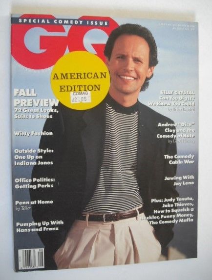 <!--1989-08-->US GQ magazine - August 1989 - Billy Crystal cover