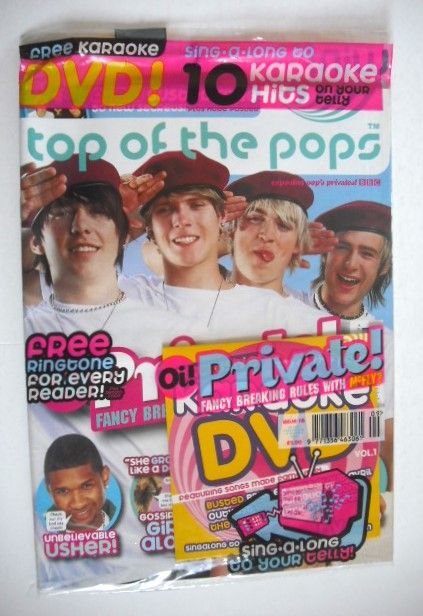 Top Of The Pops magazine - McFly cover (7 September - 4 October 2004)