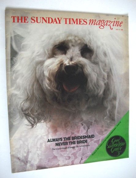 The Sunday Times magazine - Always The Bridesmaid cover (27 July 1980)