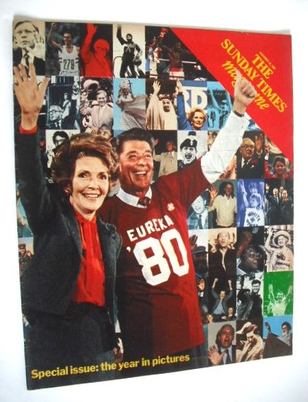 The Sunday Times magazine - The Year In Pictures cover (28 December 1980)