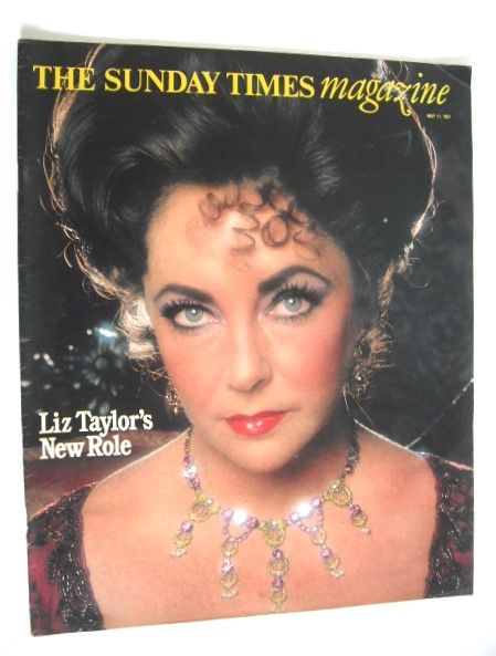 The Sunday Times magazine - Elizabeth Taylor cover (17 May 1981)