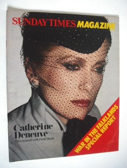 The Sunday Times magazine - Catherine Deneuve cover (6 June 1982)