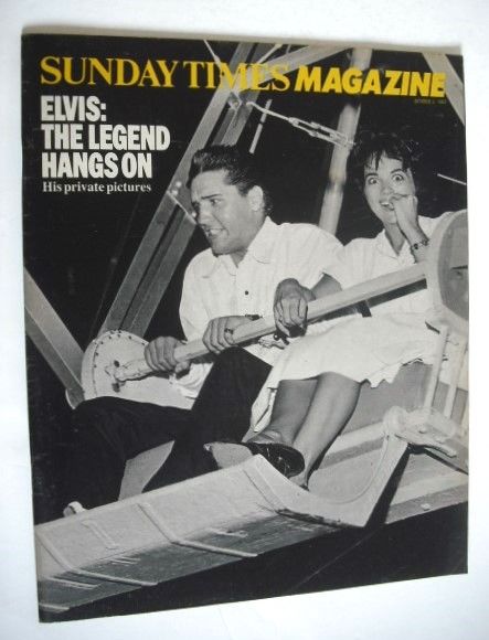 The Sunday Times magazine - Elvis Presley cover (3 October 1982)