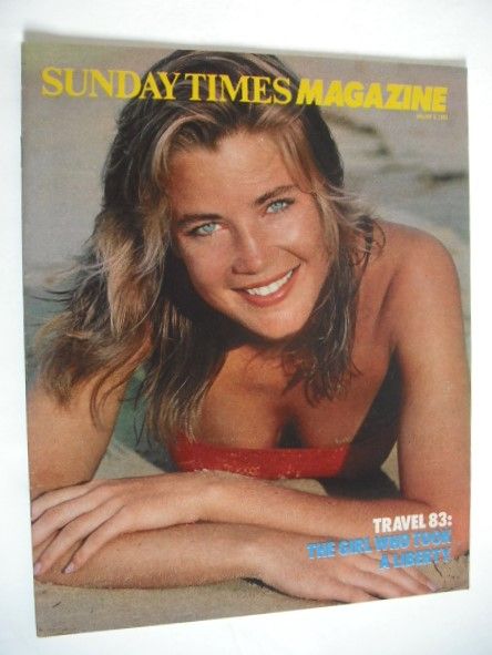 The Sunday Times magazine - The Girl Who Took A Liberty cover (2 January 1983)