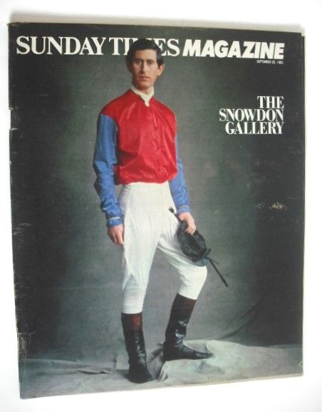 The Sunday Times magazine - Prince Charles cover (25 September 1983)