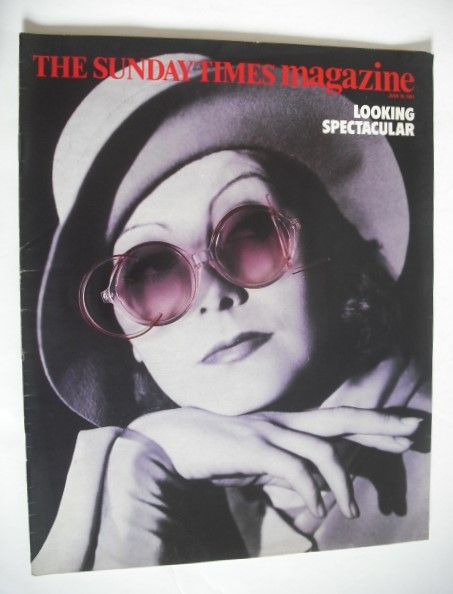 The Sunday Times magazine - Greta Garbo cover (10 June 1984)