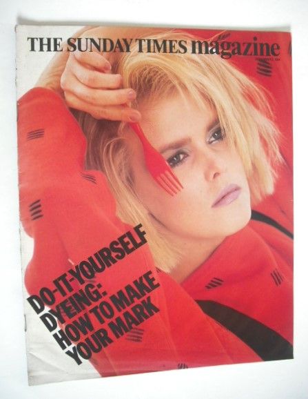 The Sunday Times magazine - How To Make Your Mark cover (2 September 1984)
