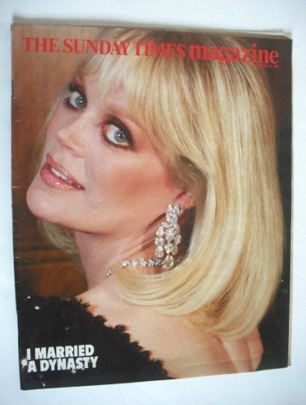 The Sunday Times magazine - Candy Spelling cover (25 November 1984)