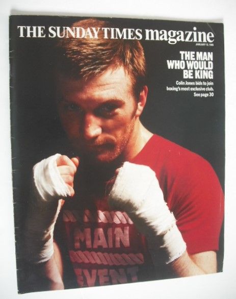 The Sunday Times magazine - Colin Jones cover (13 January 1985)