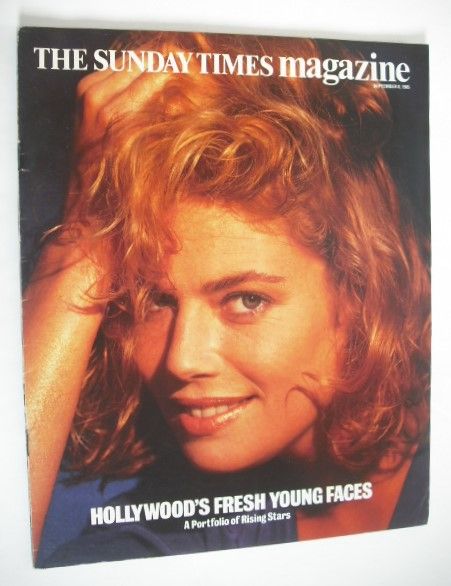 The Sunday Times magazine - Kelly McGillis cover (8 September 1985)
