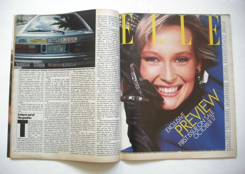 The Sunday Times magazine - Paradise Lost cover (29 September 1985)