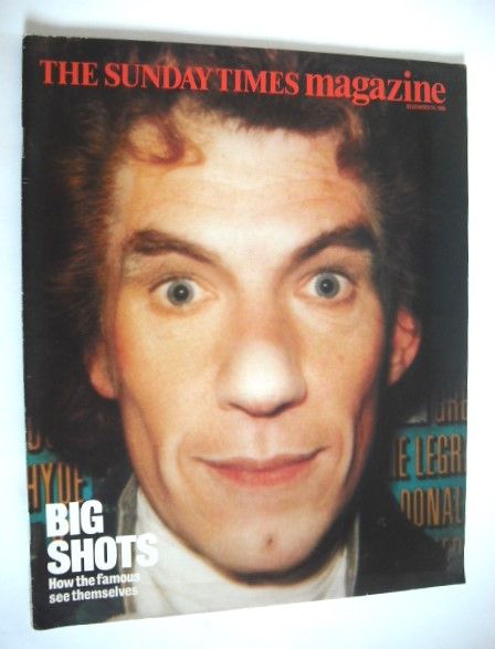 The Sunday Times magazine - Ian McKellen cover (15 December 1985)