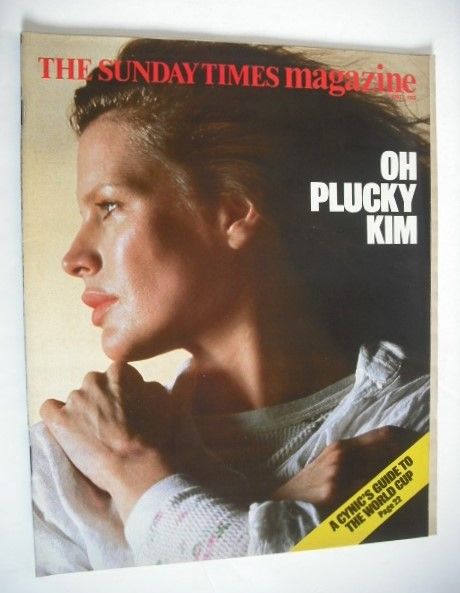 <!--1986-06-01-->The Sunday Times magazine - Kim Basinger cover (1 June 198
