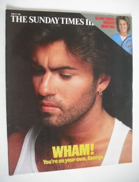 <!--1986-06-22-->The Sunday Times magazine - George Michael cover (22 June 