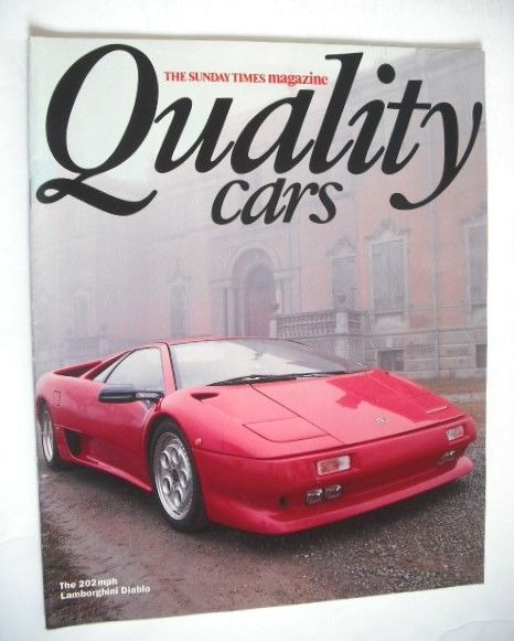 <!--1990-01-->The Sunday Times magazine supplement - Quality Cars (1990)
