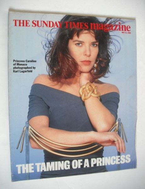 The Sunday Times magazine - Princess Caroline cover (13 May 1990)
