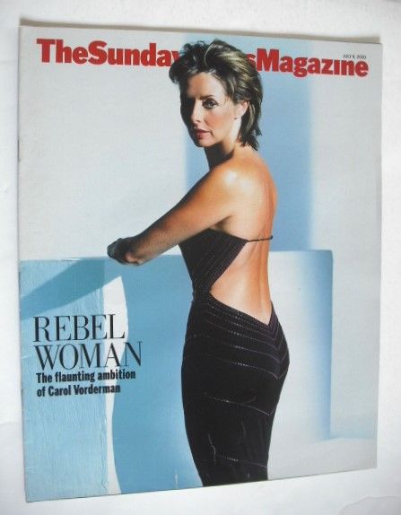 <!--2000-07-09-->The Sunday Times magazine - Carol Vorderman cover (9 July 