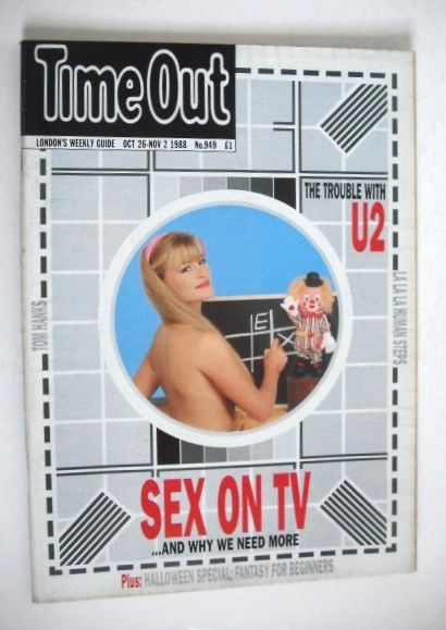 Time Out magazine - Sex On TV cover (26 October - 2 November 1988)