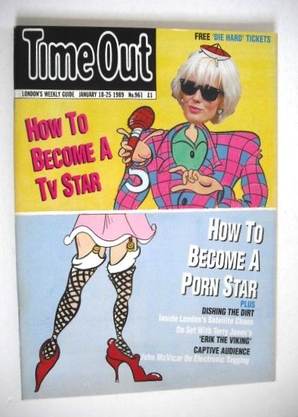 Time Out magazine - How To Become... cover (18-25 January 1989)