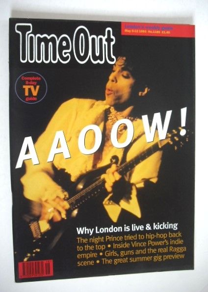 Time Out magazine - Prince cover (5-12 May 1993)