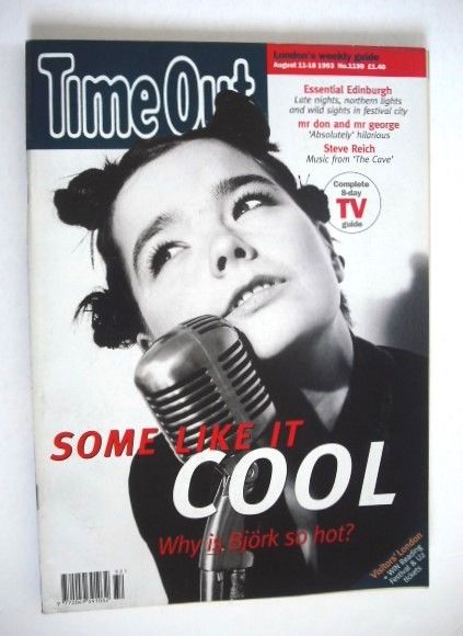 Time Out magazine - Bjork cover (11-18 August 1993)