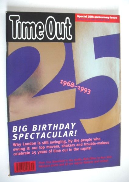 Time Out magazine - 25th Anniversary Issue (13-20 October 1993)