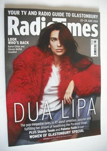 Radio Times magazine - Dua Lipa cover (22-28 June 2024)