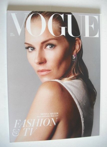 British Vogue magazine - December 2022 - Sienna Miller cover
