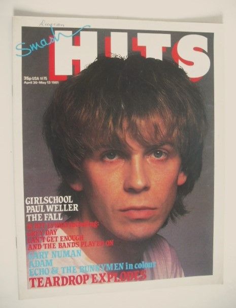 Smash Hits magazine - Julian Cope cover (30 April-13 May 1981)