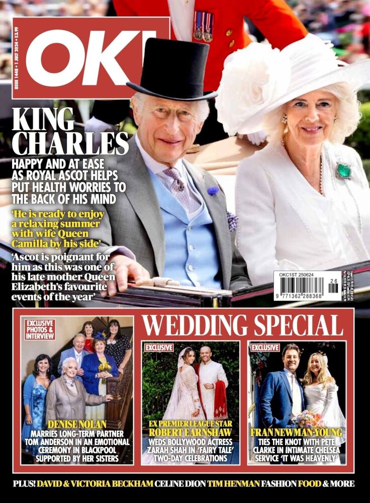OK! magazine - King Charles and Queen Camilla cover (1 July 2024 - Issue 1448)