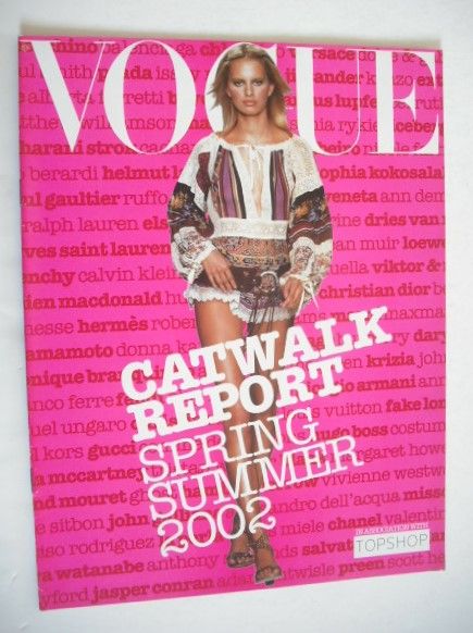 British Vogue supplement - Catwalk Report (Spring/Summer 2002)