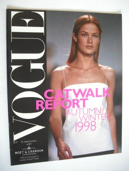 British Vogue supplement - Catwalk Report (Autumn/Winter 1998)