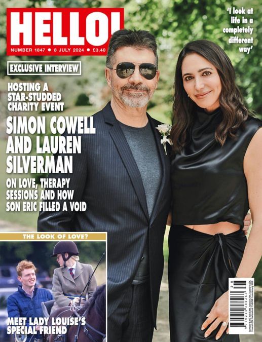 Hello! magazine - Simon Cowell and Lauren Silverman cover (8 July 2024 - Issue 1847)
