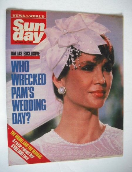 Sunday magazine - 12 October 1986 - Victoria Principal cover