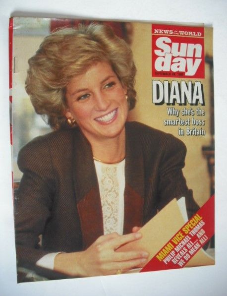 Sunday magazine - 28 September 1986 - Princess Diana cover