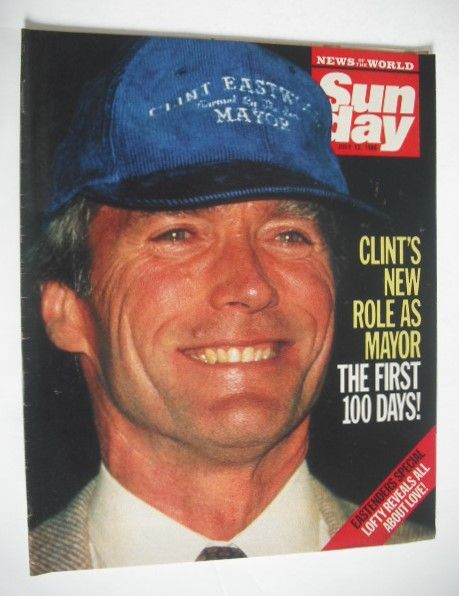 Sunday magazine - 13 July 1986 - Clint Eastwood cover