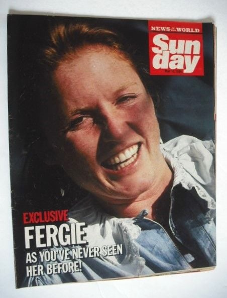 Sunday magazine - 18 May 1986 - Sarah Ferguson cover