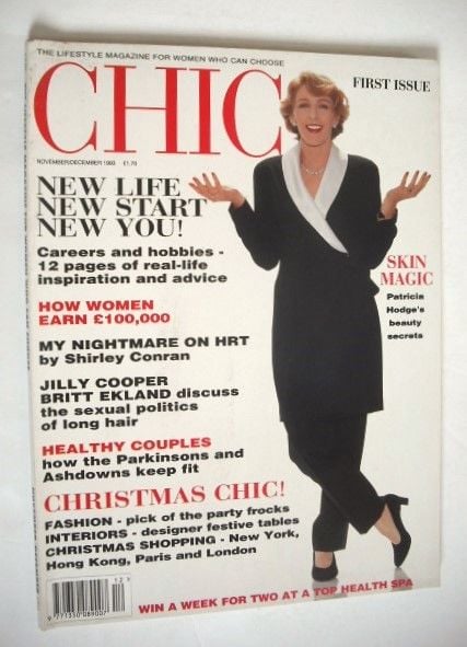 Chic magazine - Patricia Hodge cover (November/December 1993 - Issue 1)
