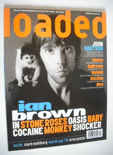 Loaded magazine - Ian Brown cover (February 1998)
