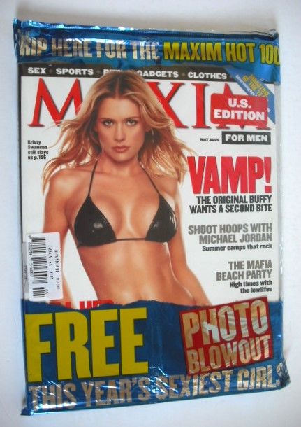 MAXIM magazine - Kristy Swanson cover (May 2000 - US Edition)