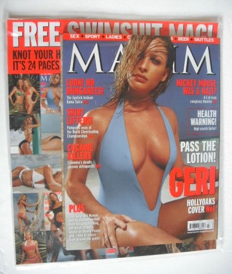MAXIM magazine - Joanna Taylor cover (July 2001)